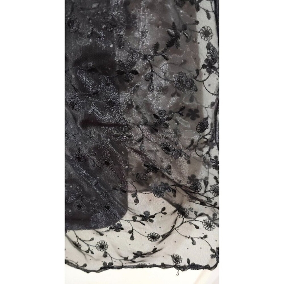 1990's Jessica McClintock Jessica McClintock Prom Or Cocktail Dress Size 4 - Picture 6 of 11